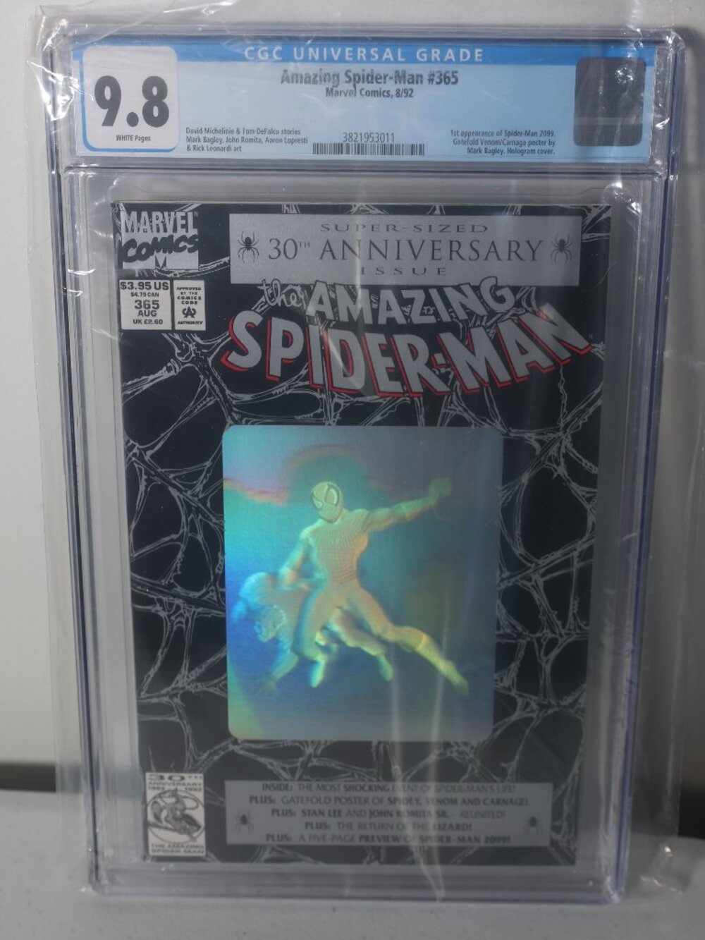 Amazing Spider-Man #365 CGC 9.8 1992 2063011004 1st app. Spider-Man 2099